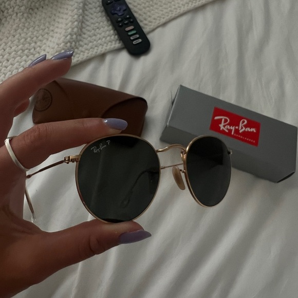 RAY BAN ROUND METAL POLARIZED